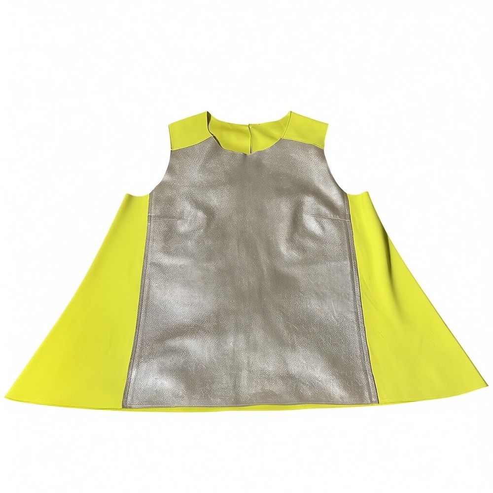 Metallic Panel Mod Swing Top
Chartreuse Avant Garde Colorblock Tank - Picture 2 of 7
